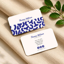 Abstract Organic Blob Business Card