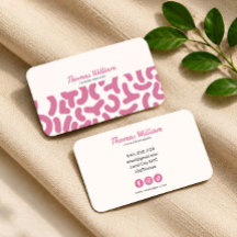 Abstract Organic Blob Business Card
