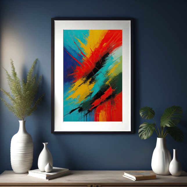 Abstract Organic Painting 2:3 Poster (Creator Uploaded)