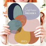 Abstract Organic Shapes 2025 Custom Name Planner<br><div class="desc">Embrace organization and creativity with this artistic planner featuring an abstract design with colorful organic shapes. Personalize it with your name for a unique and expressive touch. This planner is perfect for keeping track of appointments, to-dos, and all your important dates throughout 2025. With its contemporary design and ample writing...</div>