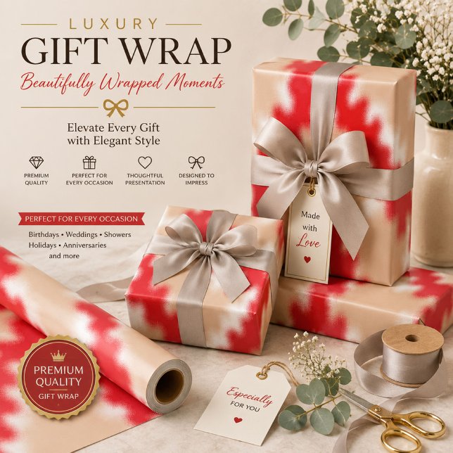 Abstract Organic Wrapping Paper (Creator Uploaded)