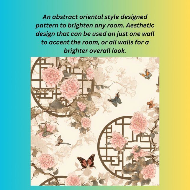 Abstract oriental garden scene  wallpaper  (Creator Uploaded)