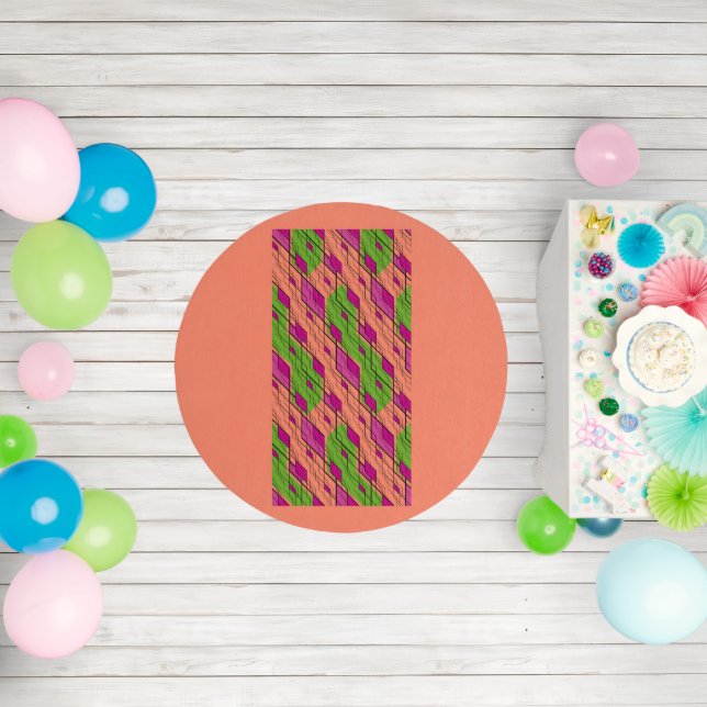 Abstract  outdoor rug (Insitu (Birthday))