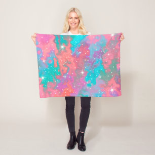 Abstract Outer Space Artwork   Fleece Blanket