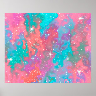 Abstract Outer Space Artwork   Poster