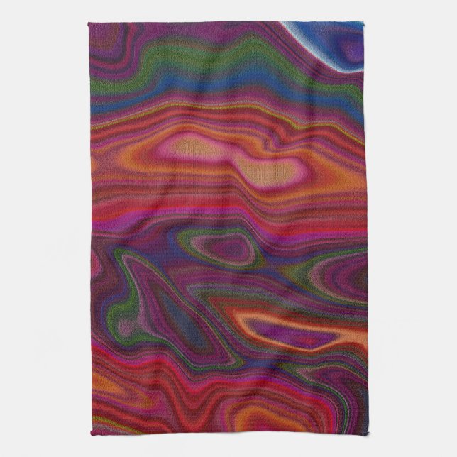 Abstract Overload Kitchen Towel (Vertical)