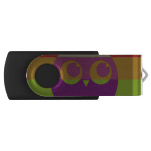Abstract Owl  USB Flash Drive
