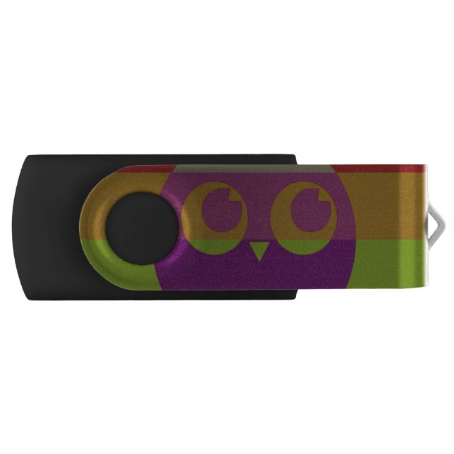 Abstract Owl  USB Flash Drive (Front)