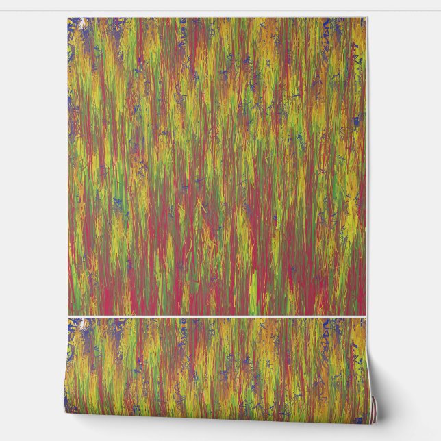Abstract Paddy field Pattern Wallpaper  (Unrolling)