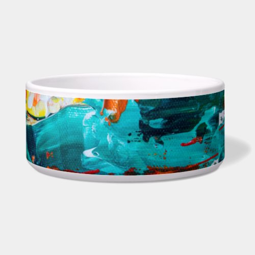 Abstract Paint  Artistic Expressive Bowl