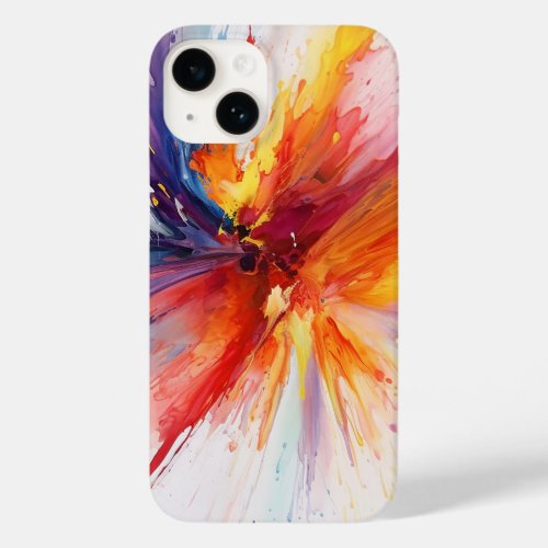 Abstract Paint Blast  Case_Mate iPhone 14 Case