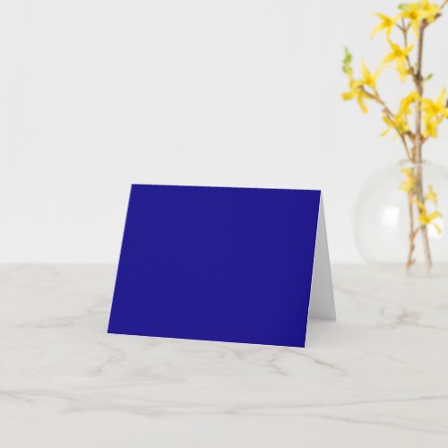 Abstract paint blue card