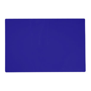 Abstract paint blue placemat
