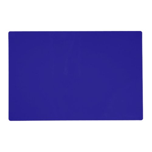 Abstract paint blue placemat