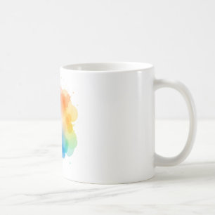 Abstract Paint Color Ceramic Mug - Artistic and Vi
