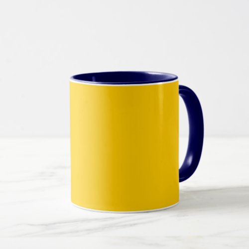 Abstract Paint Gold Mug