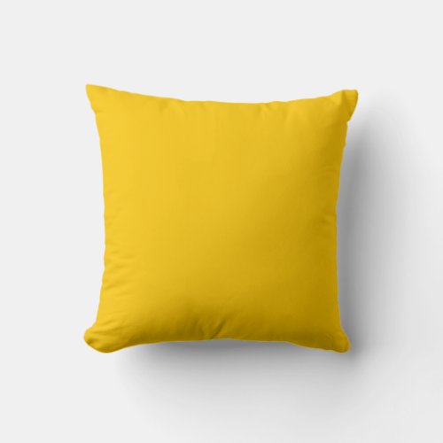 Abstract Paint Gold Throw Pillow
