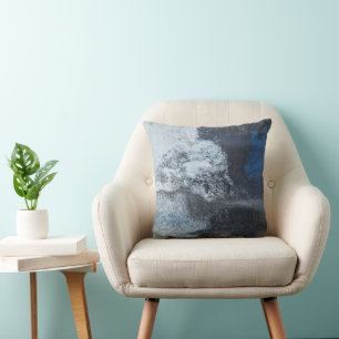Abstract Paint Grunge Throw Pillow