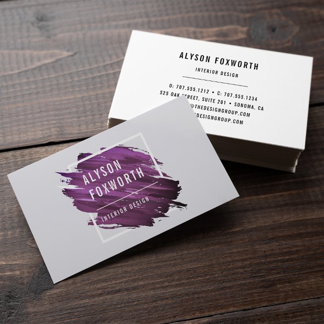 Abstract Paint Logo Business Card (Creator Uploaded)