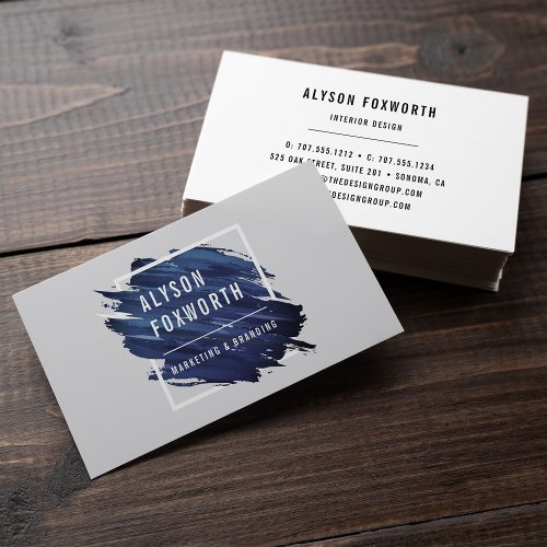 Abstract Paint Logo Business Card