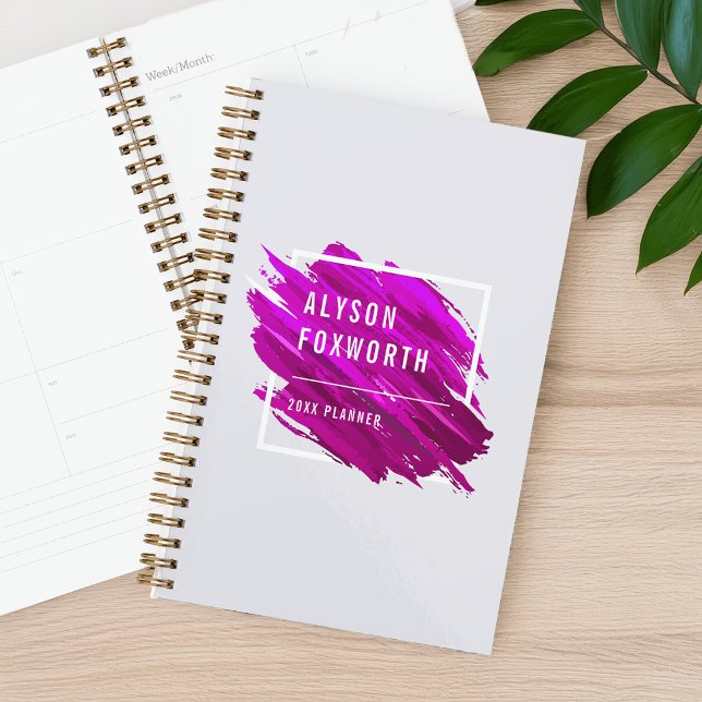 Abstract Paint Logo Personalized Planner (Creator Uploaded)