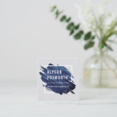 Abstract Paint Logo Square Business Card (Standing Front)
