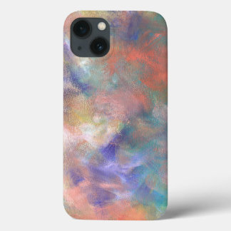 Abstract Paint Pattern iPhone 13 Case