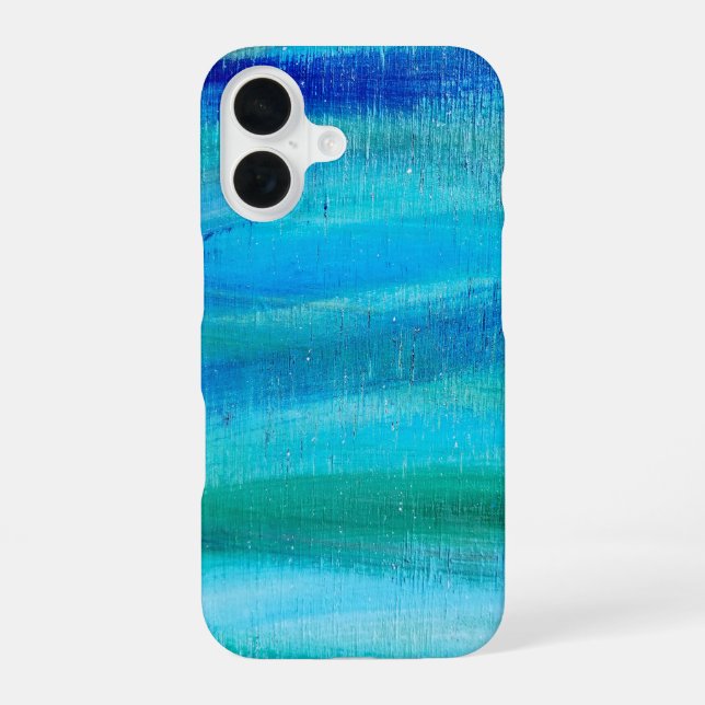 Abstract Paint Pattern Iphone Case (Back)