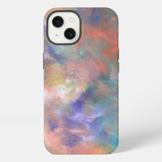 Abstract Paint Pattern  Iphone Case (Back)