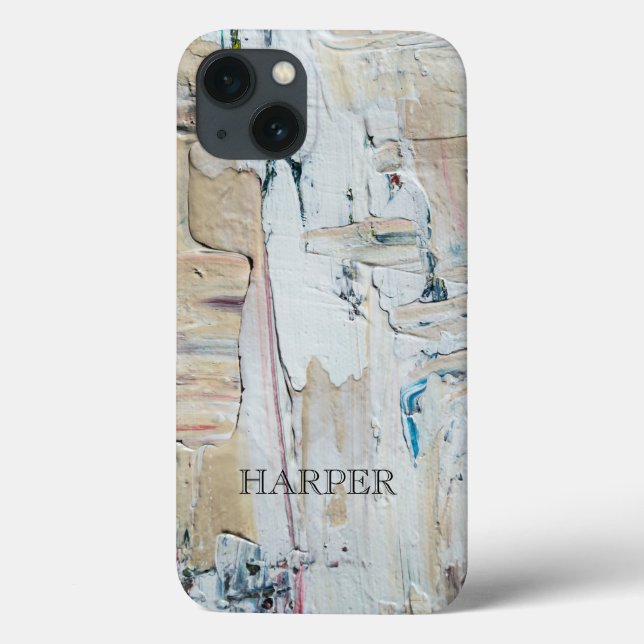 Abstract Paint Personalized iPhone / iPad case (Back)