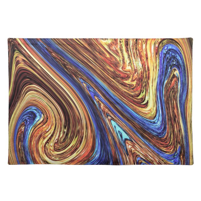 Abstract Paint Placemat (Front)