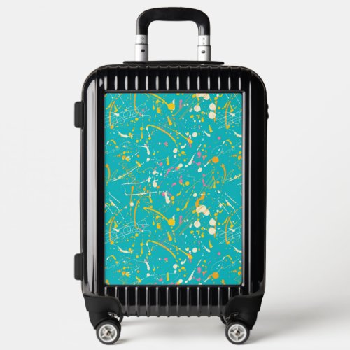 Abstract Paint Splash Luggage