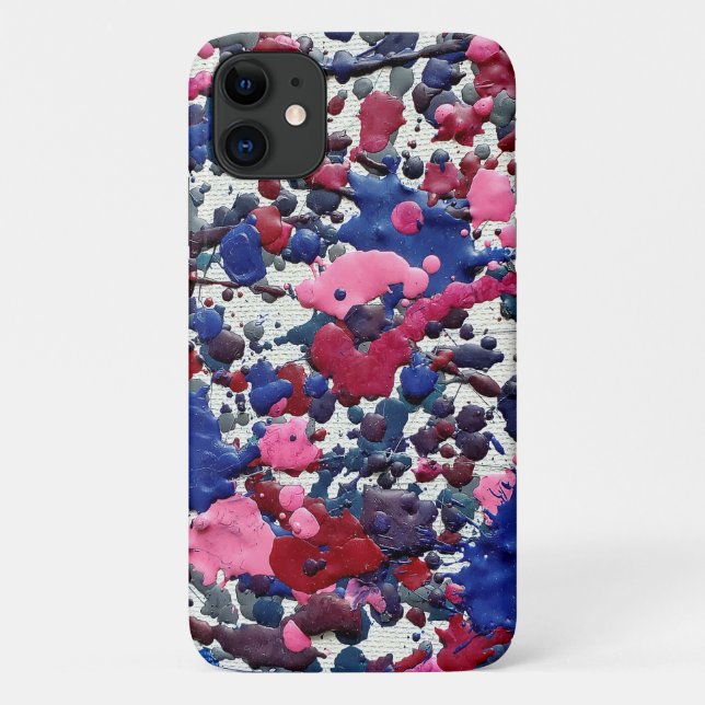 abstract paint splatter Case-Mate iPhone case (Back)