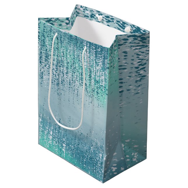 Abstract Paint Splatter Gift Bags (Front Angled)