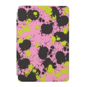 Abstract Paint Splatter Pattern iPad Mini Cover