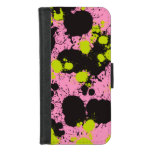 Abstract Paint Splatter Pattern iPhone 8/7 Wallet Case
