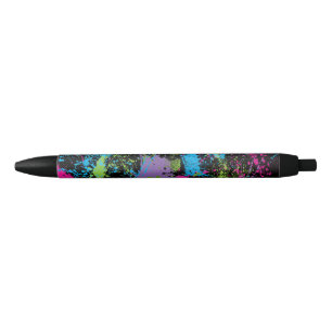 Abstract Paint Splatter Pen