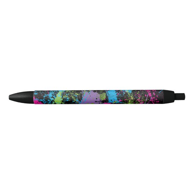 Abstract Paint Splatter Pen (Front)