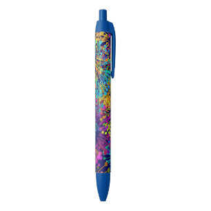 Abstract Paint Splatter Pen