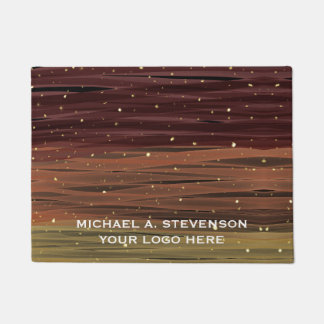 Abstract Paint Strokes Customized Doormat