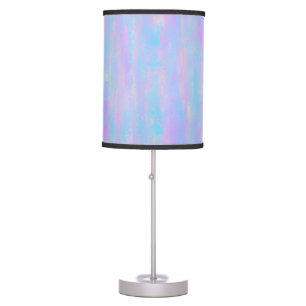 Abstract Paint Strokes Mermaid Colors Table Lamp
