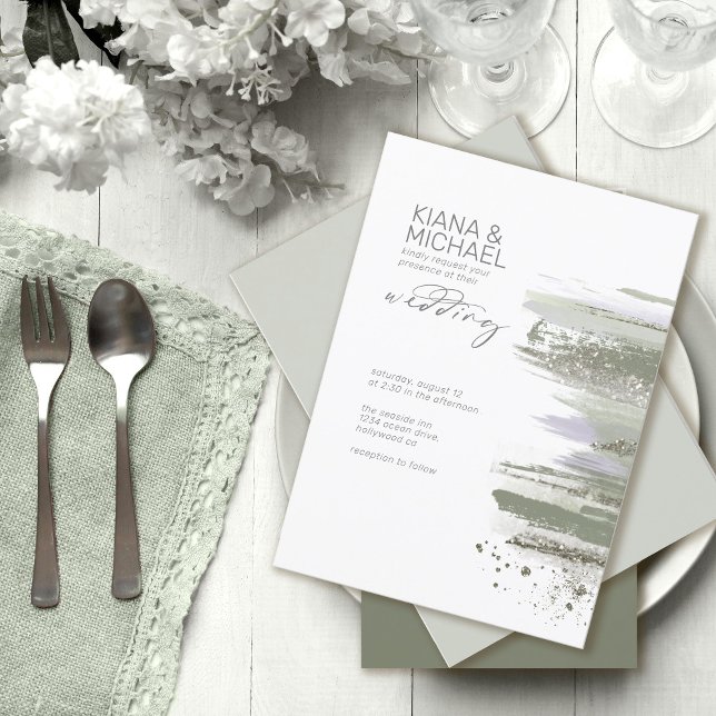 Abstract Paint Strokes Wedding ID886 (Creator Uploaded)