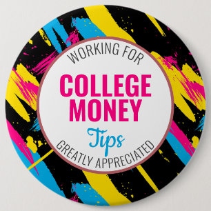 Abstract Paint   Tips Appreciated   College Money Button