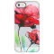 Abstract painted floral background