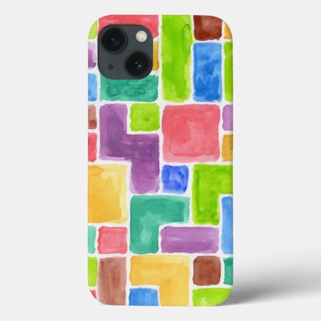 Abstract painted watercolor background. 2 Case-Mate iPhone case (Back)