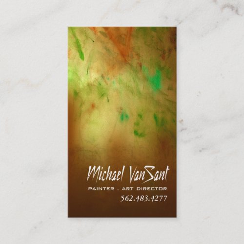 "Abstract" Painter, Graphic Artist, Art Director Business Card Templates