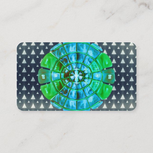 Abstract Painters Modern Business Card  (Back)