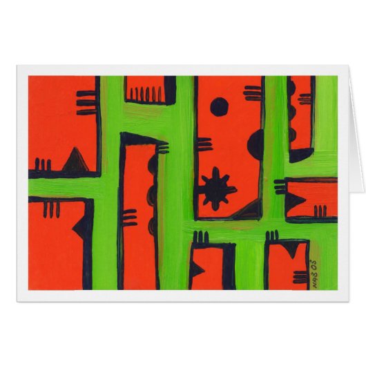 Abstract Painting 08 Cards (Front Horizontal)