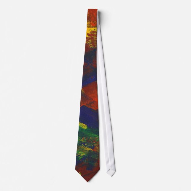 Abstract Painting 31 Jubilee Neck Tie (Front)
