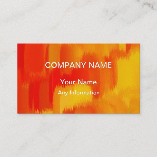 Abstract Painting | Abstract Art 13 Business Card (Front)
